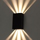 уличный настенный светодиодный светильник arte lamp algol a5640al-2bk