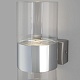 настенный светодиодный светильник eurosvet watford 40021/1 led хром/прозрачный