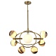 люстра на штанге delight collection planet kg1122p-7b brass