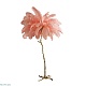 торшер delight collection ostrich feather brfl5014 pink/antique brass