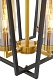 подвесная люстра lumina deco afres ldp 1246-4 bk+md