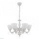 подвесная люстра arte milano 343837/6 wt+sl