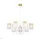 люстра на штанге escada harmony 1172/9p white