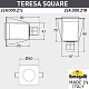 уличный встраиваемый светильник fumagalli teresa 2l4.000.000.axz1l