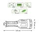 фонарь ручной gauss gf208