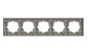 рамка пятиместная elbi zena 500-010200-250