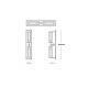 настенный светильник imperiumloft alouette linear sconce 140565-26
