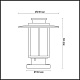 уличный светильник odeon light nature mito 4047/1b