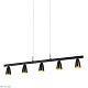 подвесной светильник delight collection 184 p0184-5a black/gold