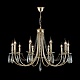 подвесная люстра crystal lux victoria sp10 gold/amber