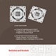 декоративная заглушка arte milano 203.50-1.silver