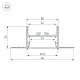 тройник arlight sl-linia45-fantom 030107