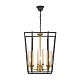 подвесная люстра lumina deco afres ldp 1246-4 bk+md