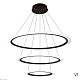 подвесная люстра crystal lux manzana sp67w led black