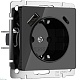 розетка с заземлением, шторками и usb тип a+c werkel 4690389197741 w1171748 a064044