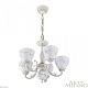 подвесная люстра arte milano 343659/5 wt+g