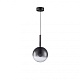 подвесной светильник iledex aura 8615p-1l bk-sm