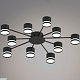 потолочная люстра reluce 06730-0.3-10 gx53 bk