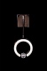 бра ani le7710/1w black chrome