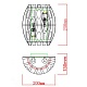 настенный светильник rivoli meike 4080-402 б0047925
