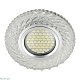 встраиваемый светильник fametto luciole dls-l137 gu5.3 glassy/clear