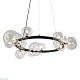 люстра delight collection art deco bubble omg1075r black/clear 