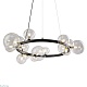 люстра delight collection art deco bubble omg1075r black/clear