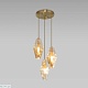 подвесная люстра eurosvet prism 50236/3 янтарный a058960