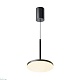 подвесной светодиодный светильник maytoni technical plato p076pl-l12w3k-b