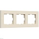 рамка на 3 поста werkel slab айвори матовый w0032962 4690389193446
