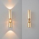 спот crystal lux vento ap15w led gold
