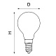 лампа светодиодная lightstar e27 8w 4000k 933004