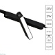 трековый светодиодный светильник arte lamp rapid a1160pl-1bk