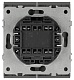 переключатель эра arktik 16-1106-06 двойной 10ах-250в графит б0070369