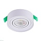 встраиваемый светильник crystal lux clt 059c1 wh