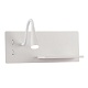 бра crystal lux clt 217w qi+usb wh