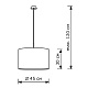 подвесной светильник lighthall alicen 45 lh022021