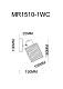 спот myfar cathy mr1510-1wc
