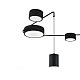 потолочный светильник indigo modulo 14028/5с black v000161l