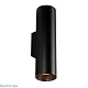 настенный светильник italline danny w2 black