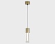 подвесной светильник italline it014-0204 gold