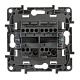 переключатель двухклавишный legrand etika 10a 250v антрацит 672612