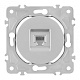 розетка rj45 arte milano 202.45-1.silver