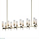 люстра на штанге delight collection alouette km0936p-12 brass