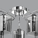 потолочная люстра de markt city олимпия 106010105
