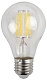 лампа светодиодная эра e27 9w 2700k f-led a60-9w-827-e27 б0043433