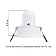 встраиваемый светильник arte lamp act mini a3536pl-1wh
