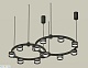комплект подвесного светильника ambrella light techno ring xr92091005 (a9209x2, c9238, c9232, n8462)