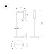 торшер arlight sp-verdi-floor-3w warm3000 051672
