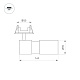 встраиваемый спот arlight lgd-artemis-built-flap-r55-12w warm3000 051796